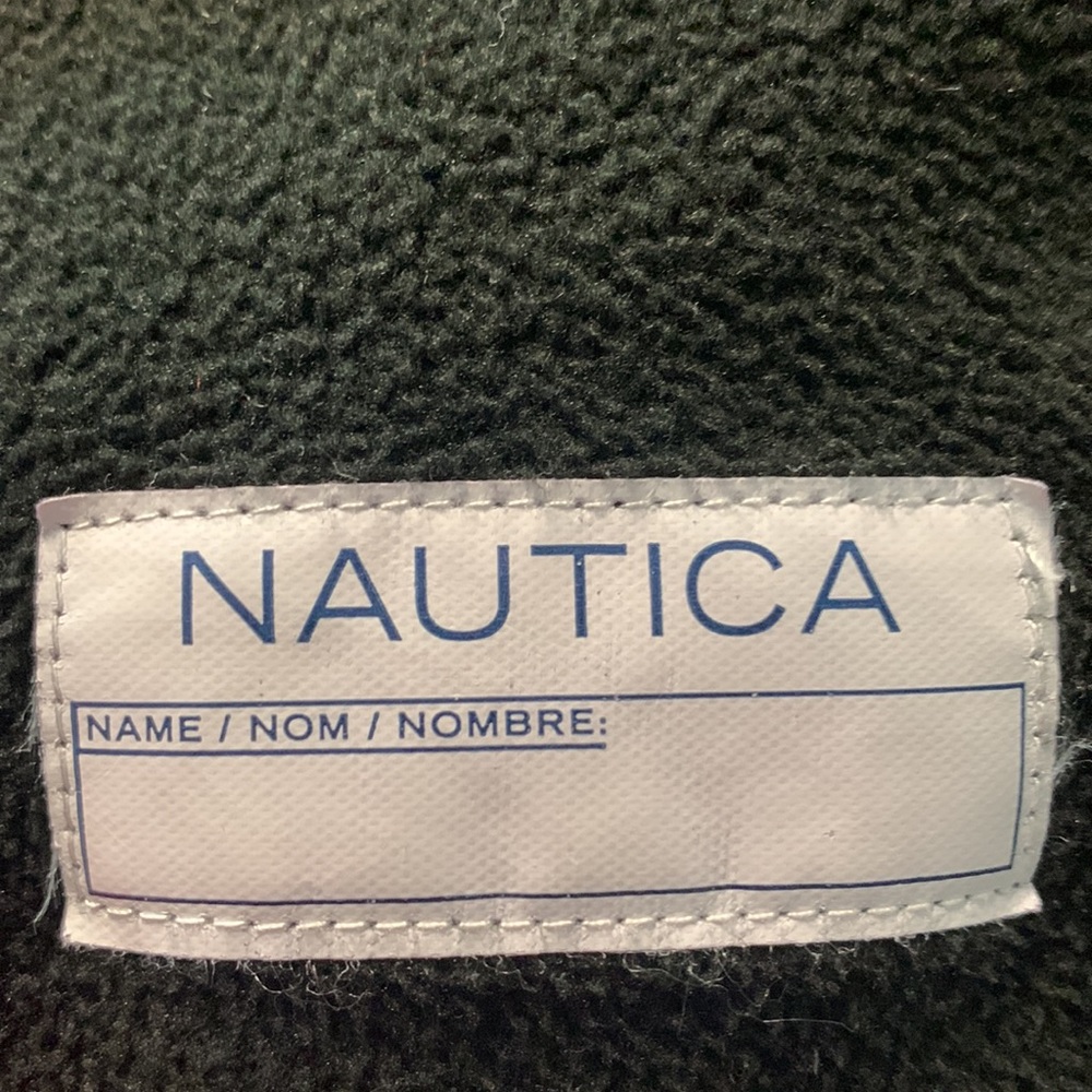 Nautica Toddler Boys Jaket Red Black Water Resistant Lightweight Hooded Size:7 - Picture 8 of 14